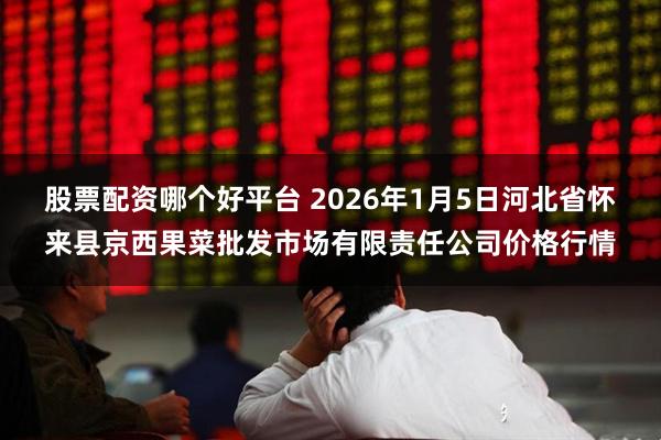 股票配资哪个好平台 2026年1月5日河北省怀来县京西果菜批发市场有限责任公司价格行情